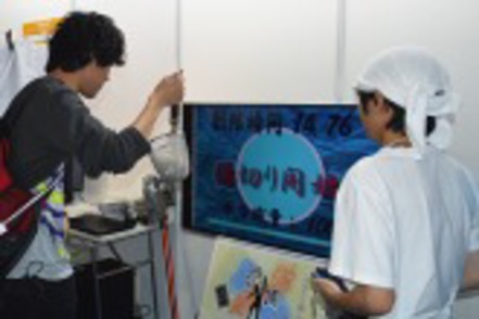 神奈川工科大学 東京ゲームショウでは、ゲームクリエイター特訓受講生によるゲームを展示