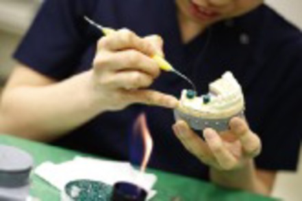 大阪歯科大学 模型を製作しながら歯の構造や歯科補綴物(義歯など)・装置への理解を深めます。