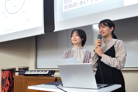 武庫川女子大学 心理や福祉、音楽教育、音楽社会学等の基礎について学び、専門領域につなげます