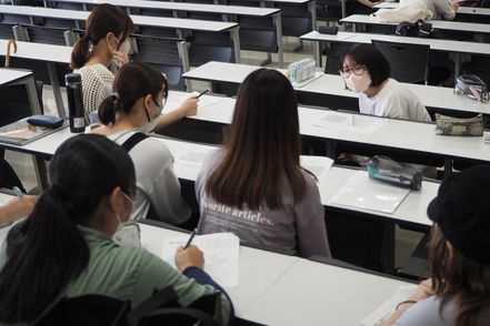 志學館大学 心理臨床学科開設科目「心理演習」ロールプレイングの様子