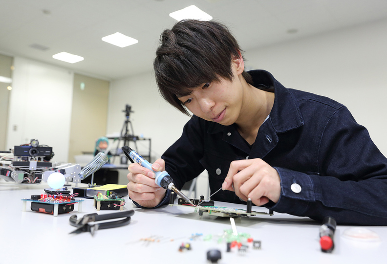 京都コンピュータ学院洛北校の風景