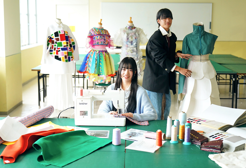 国際トータルファッション専門学校の風景