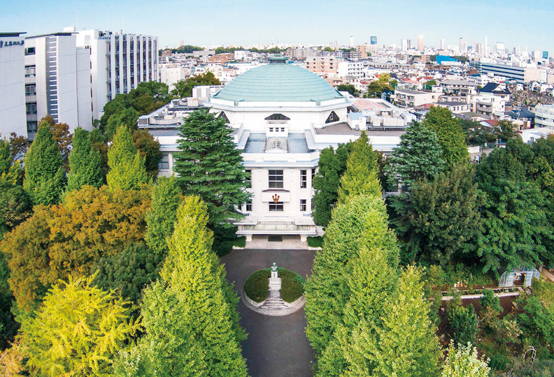 星薬科大学の風景