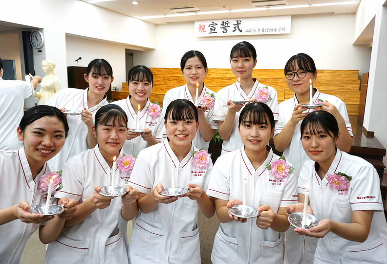 福岡水巻看護専門学校の風景