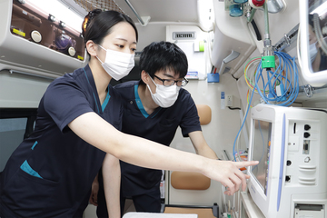 救急救命士/院内救命士として働く中野 理桜さん