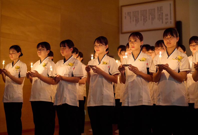 福岡県私設病院協会看護学校の風景