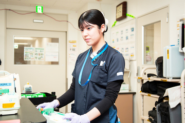 臨床工学技士として働く泉田さん