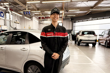 メカニック(自動車整備士)として働く吉田 唯太郎さん