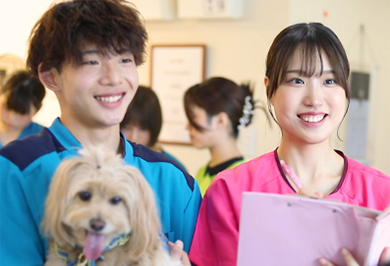 大阪ブレーメン動物専門学校の風景