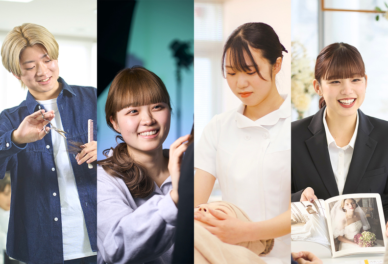 群馬県美容専門学校の風景